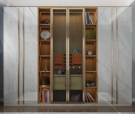 广州铝合金衣柜子定制，轻奢高贵的全铝衣柜设计